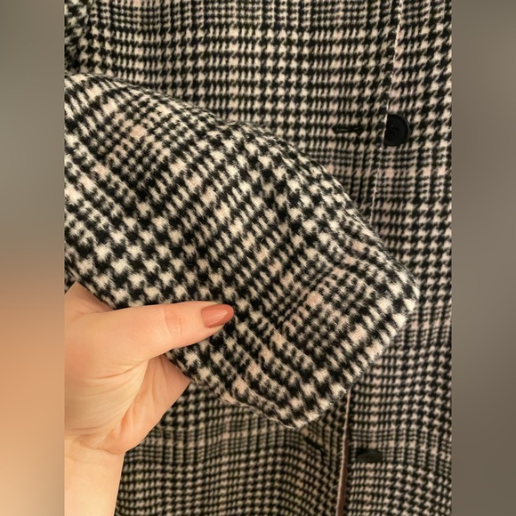 Nanette Lepore NWOT Pink Plaid Coat, Size L - Picture 3 of 3